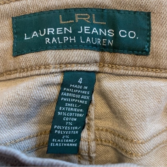 Ralph Lauren Beige Jeans Modern Straight - Picture 6 of 9